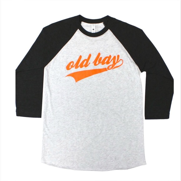 Route One Apparel Tops - 🆕 OLD BAY Script (Black & White) / Vintage
Baseball Jersey